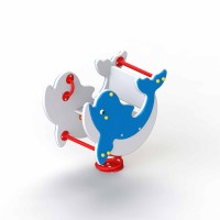 Качалка на пружине "Дельфин" 4171(тип 1), 4171, ПО ЗАПРОСУ, 4171, Стройгород К, Качалки на пружине